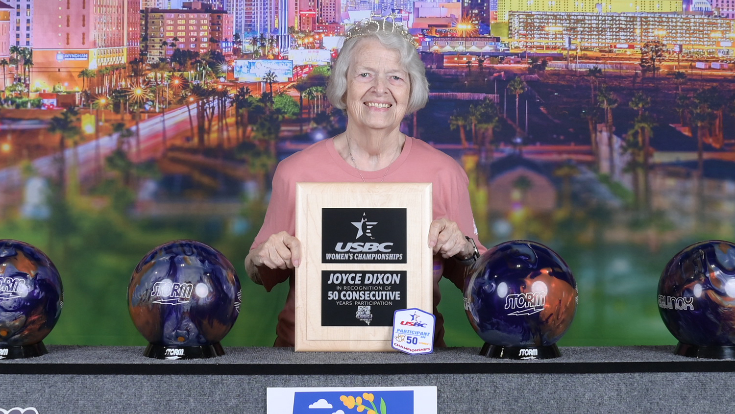 Joyce Dixon celebrates 50 years at the USBC Women's Championships